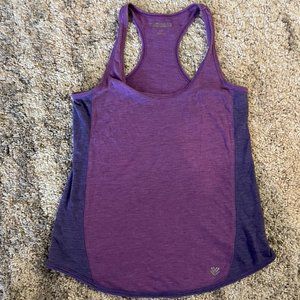 Purple Workout Raser Back TankTop Shirt sz SP
